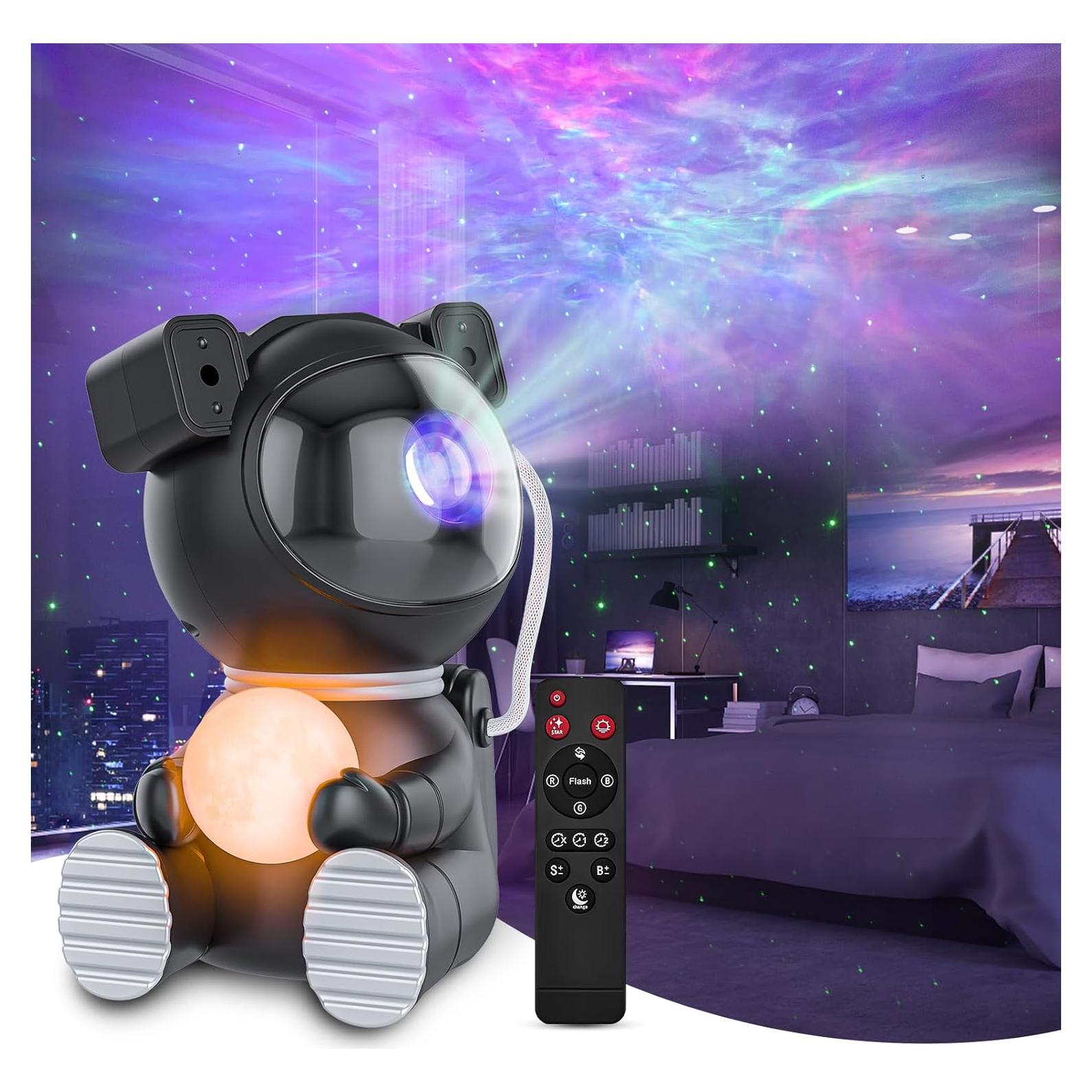 Proyector Galáctico Cayclay Astronauta Luz Nocturna LED