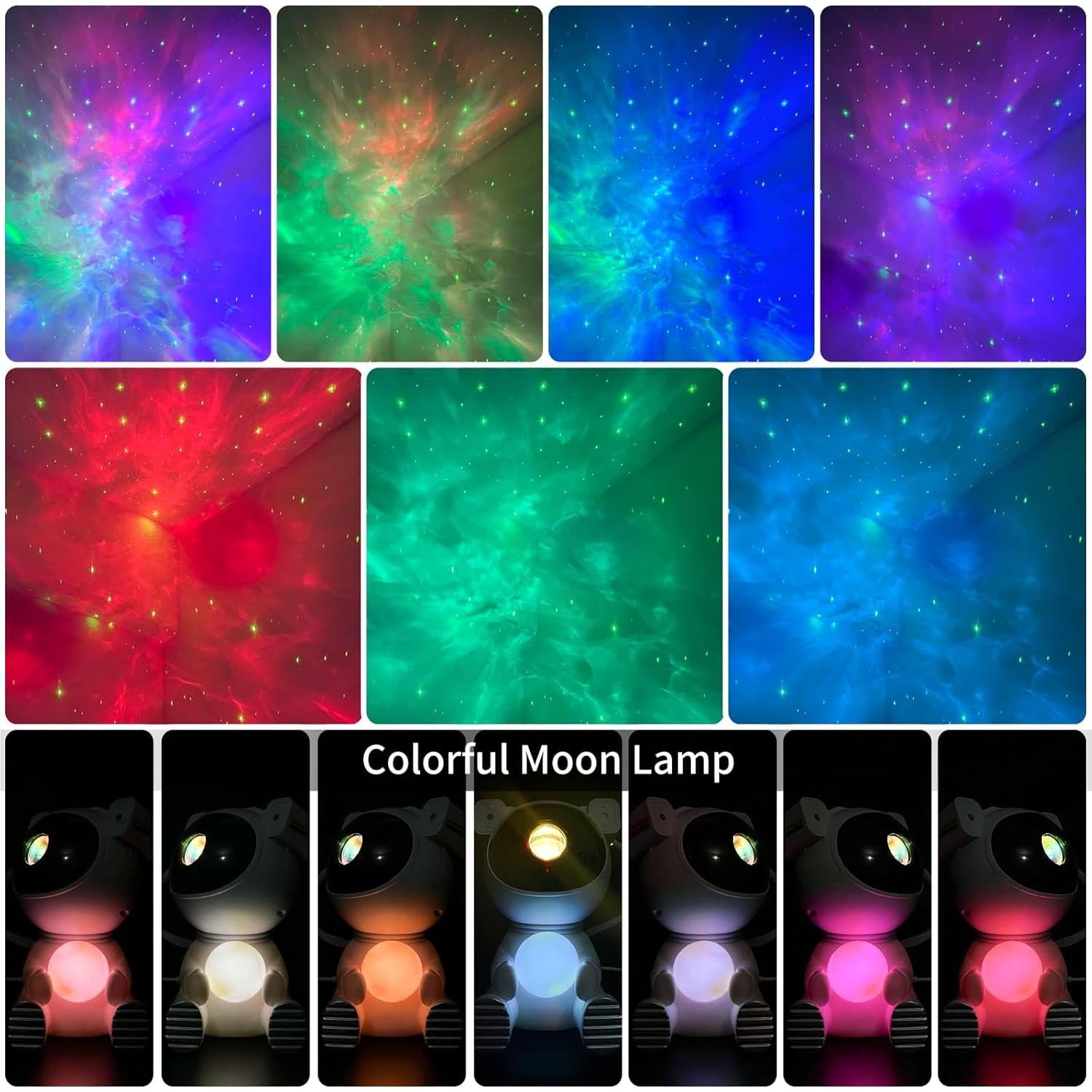 Proyector Galáctico Cayclay Astronauta Luz Nocturna LED