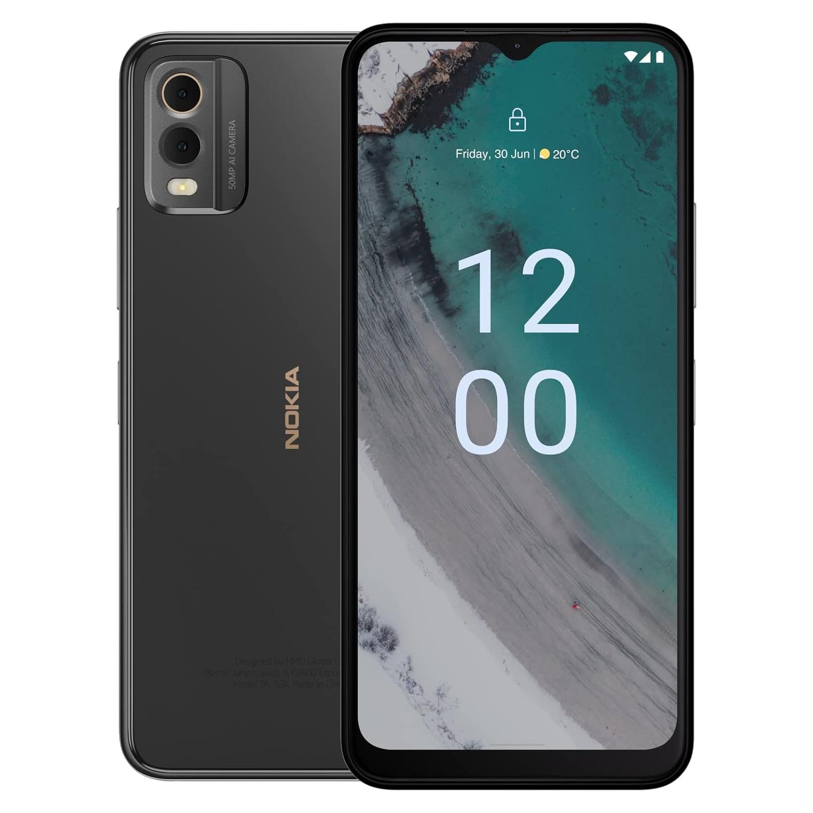 Nokia C32 | Android 13 | Batería 5000mAh | 4/128GB | Carbón