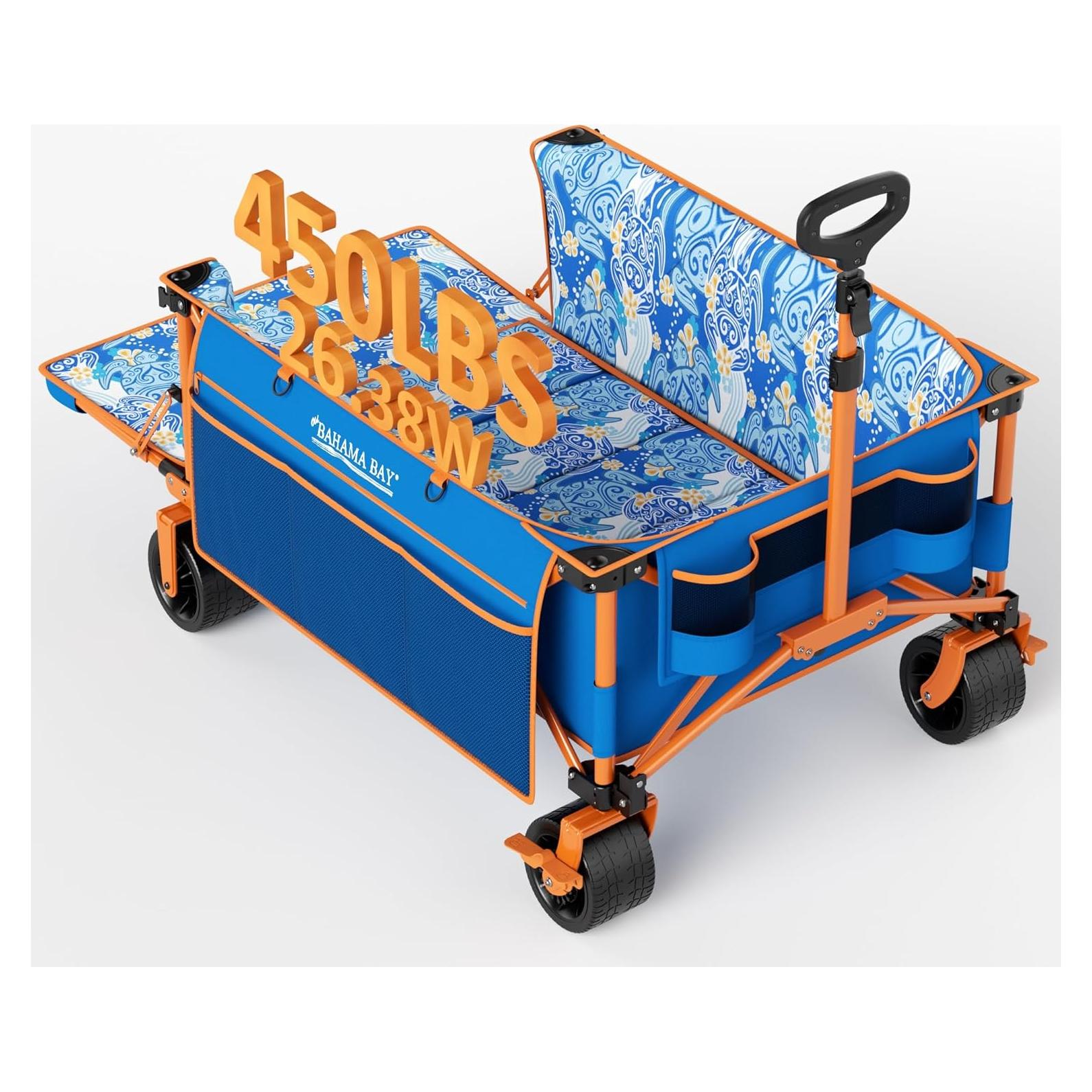 Carro de Playa Plegable Old Bahama Bay 140 cm - 181 kg