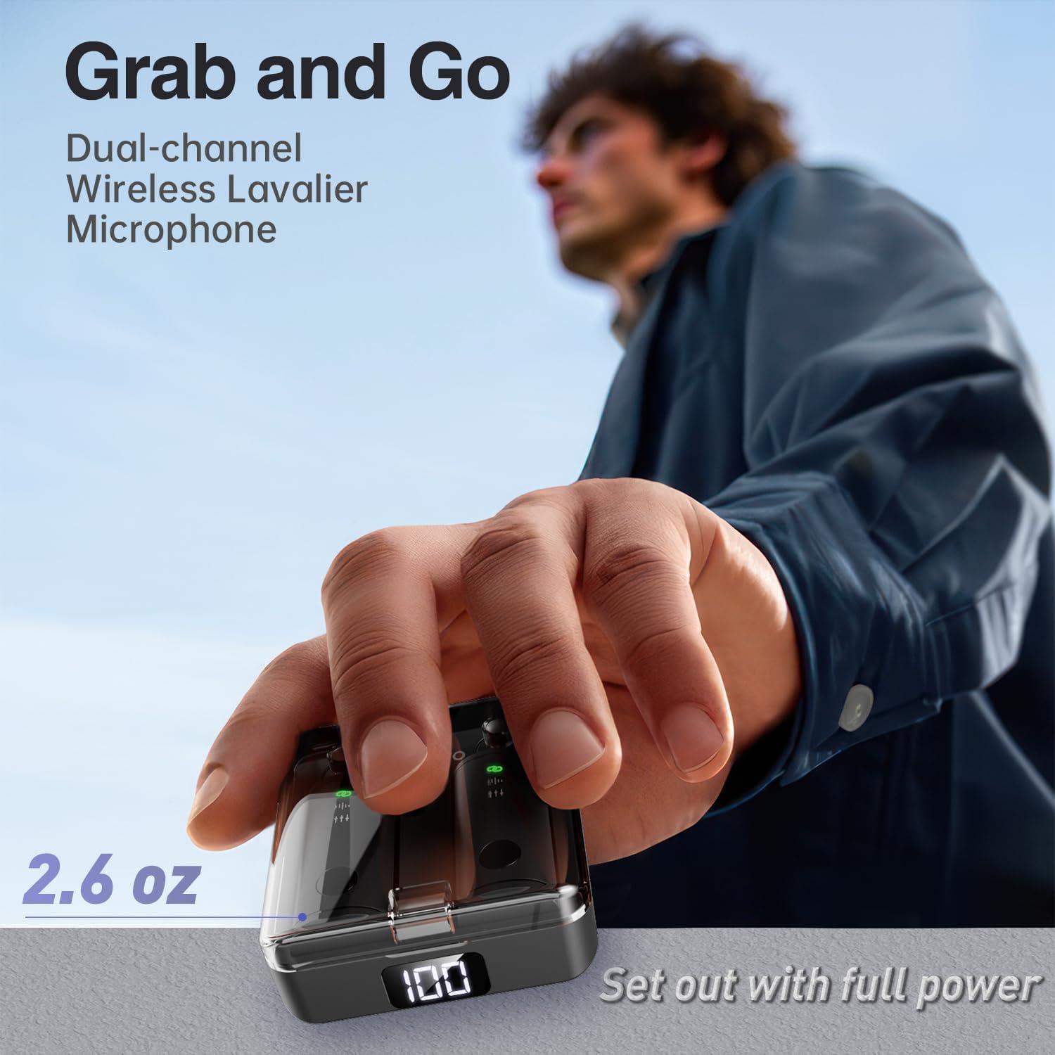 Micrófono Lavalier Inalámbrico Anilivo M5S para iPhone