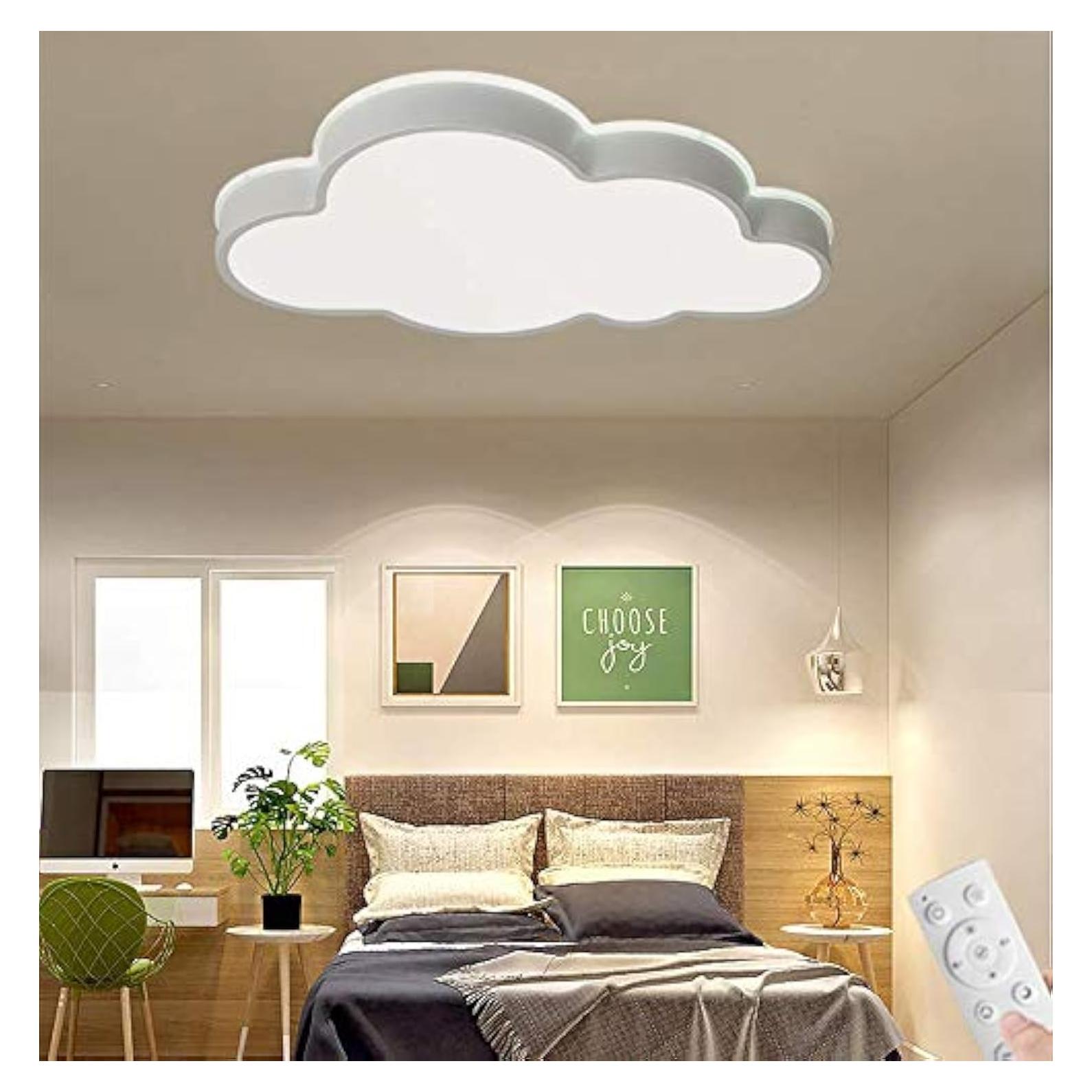 Luz LED Regulable LAKIQ Nube para Habitaciones Infantiles