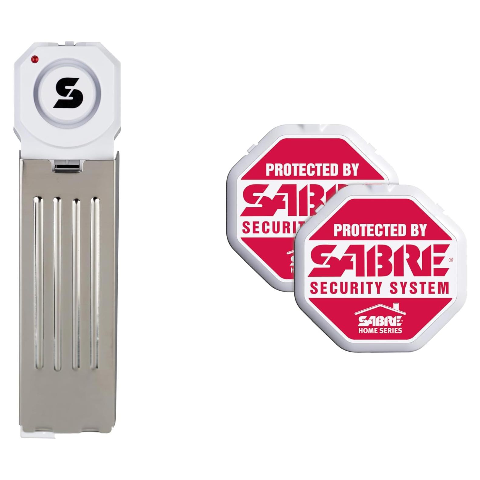 Alarma de Cuña de Puerta SABRE 120dB Inalámbrica Blanca