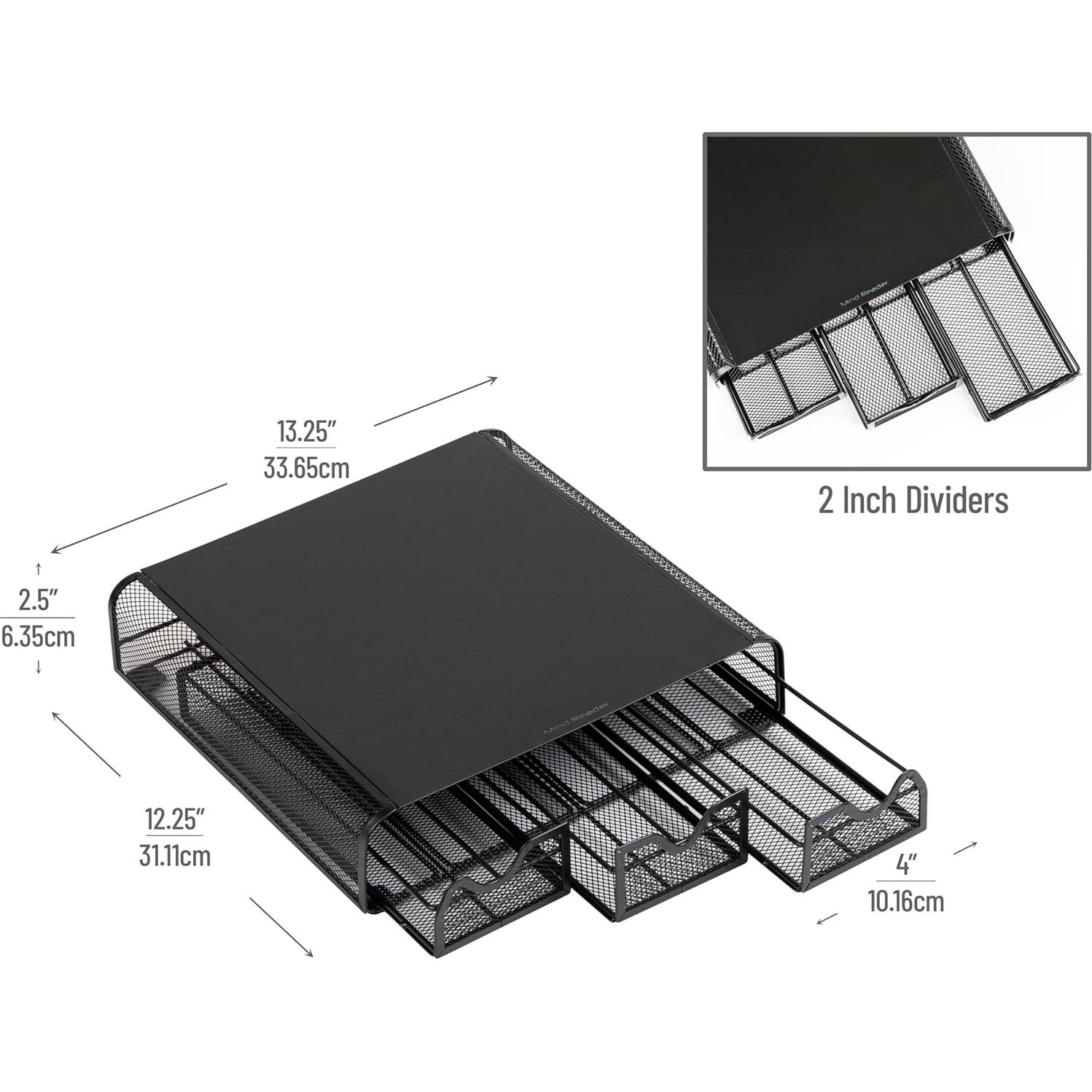 Organizador de Cápsulas de Café Mind Reader 36 unidades Negro