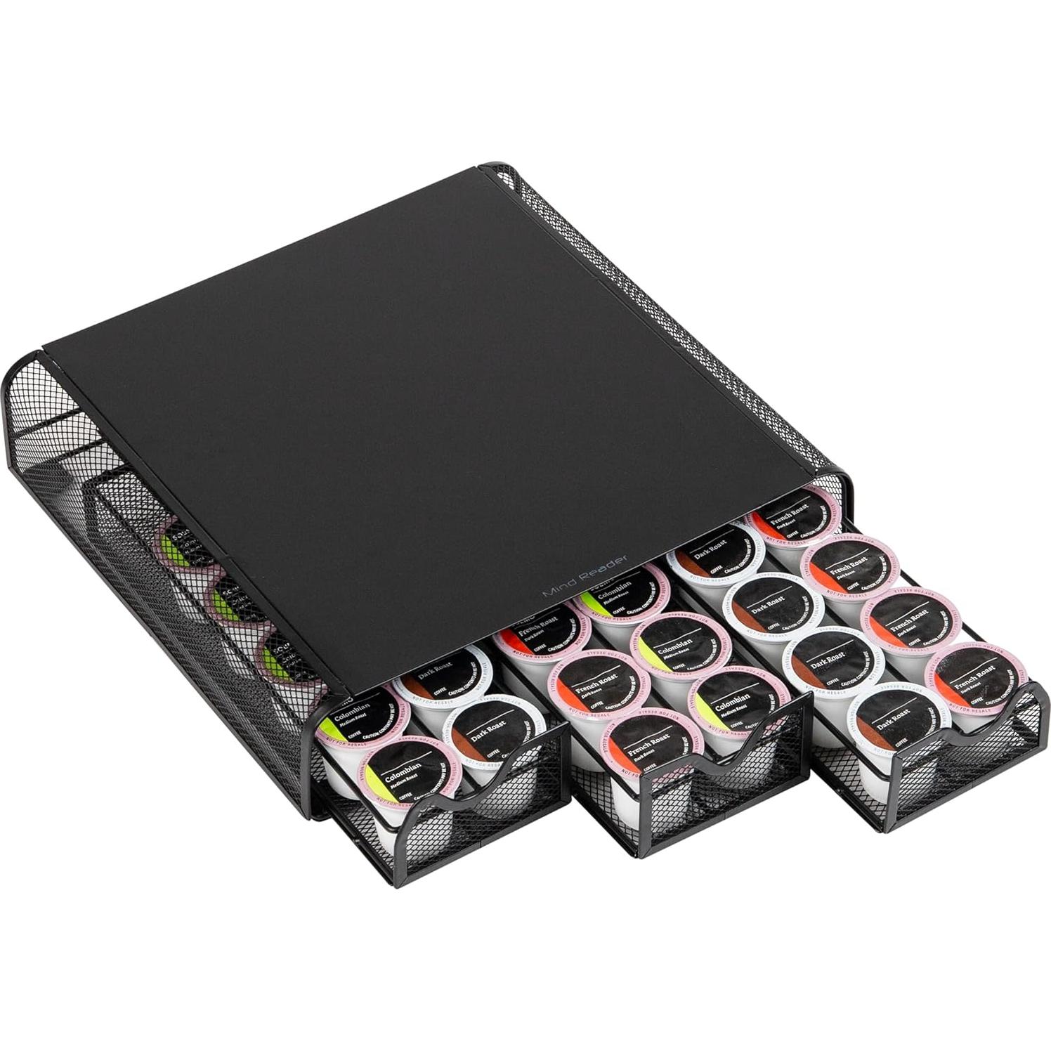 Organizador de Cápsulas de Café Mind Reader 36 unidades Negro