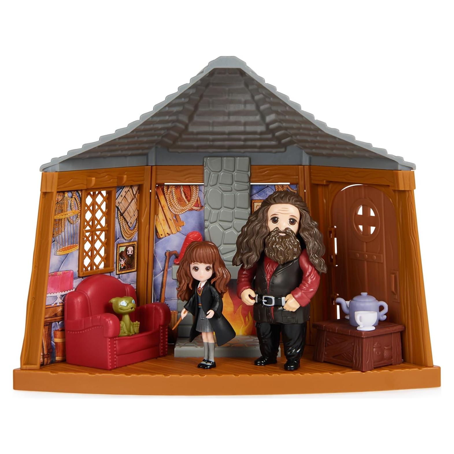 Set de Juego Cabaña de Hagrid Harry Potter con 2 Figuras