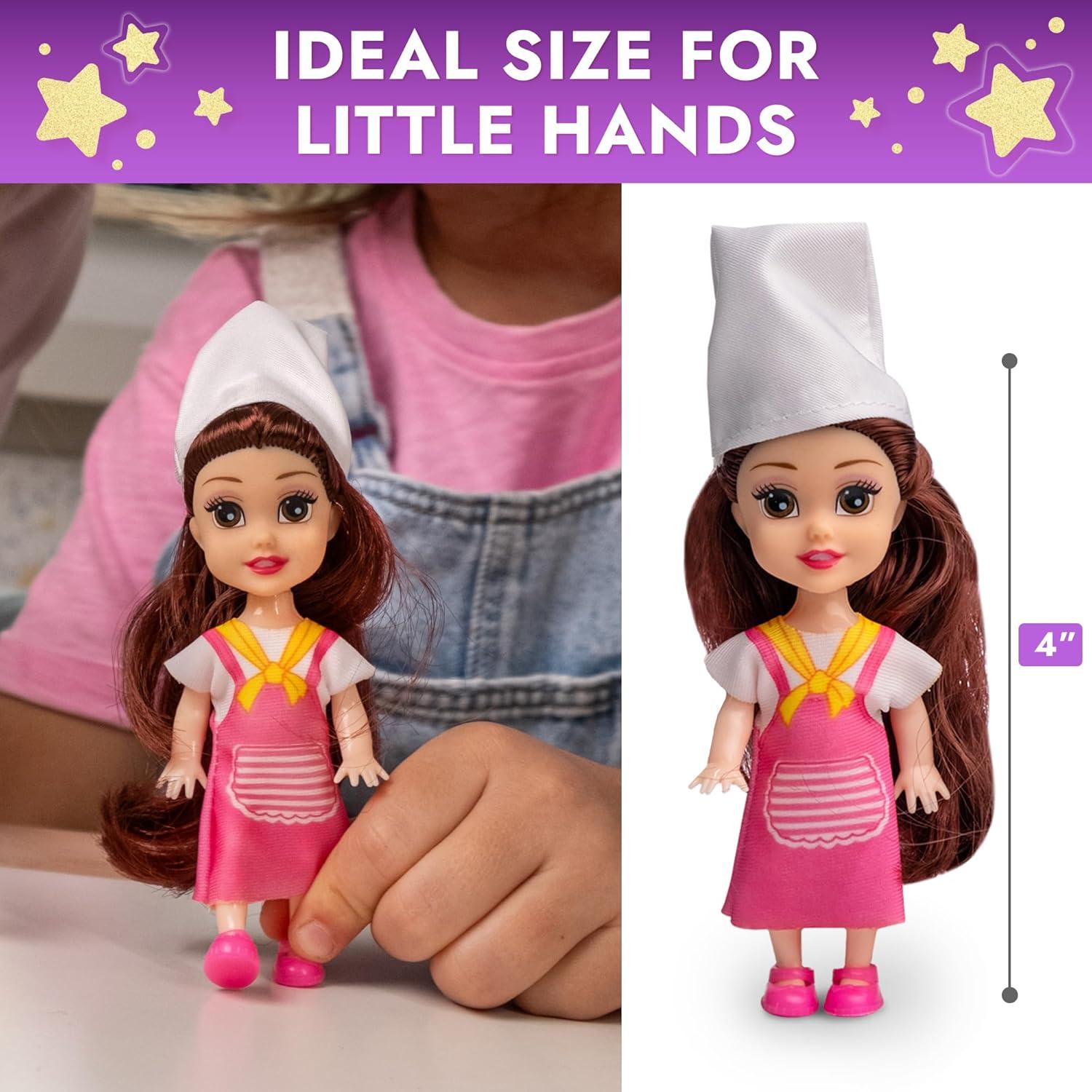 Juego de Muñecas de Carrera TOMLEON - 6 Profesiones Educativas