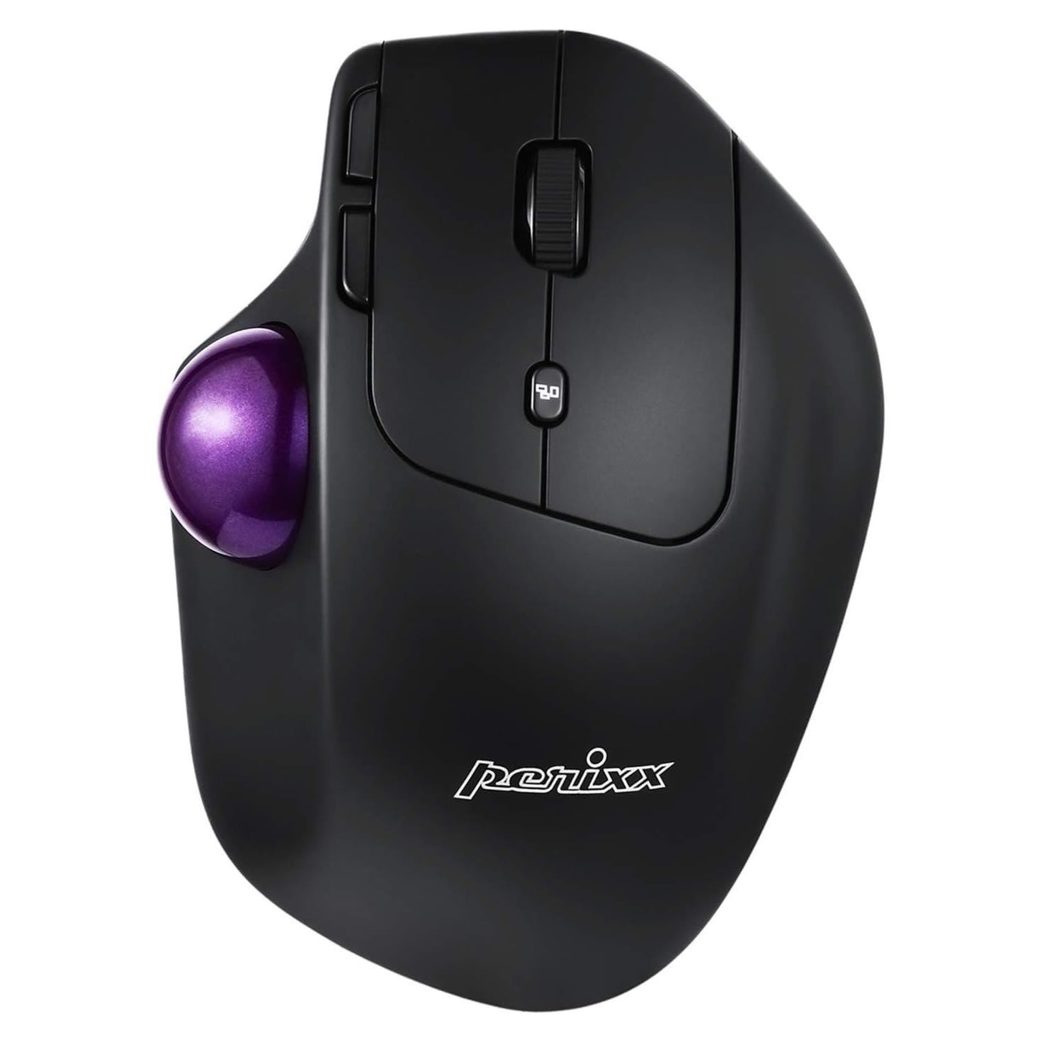 Ratón Trackball Ergonómico Inalámbrico Perixx PERIMICE-720