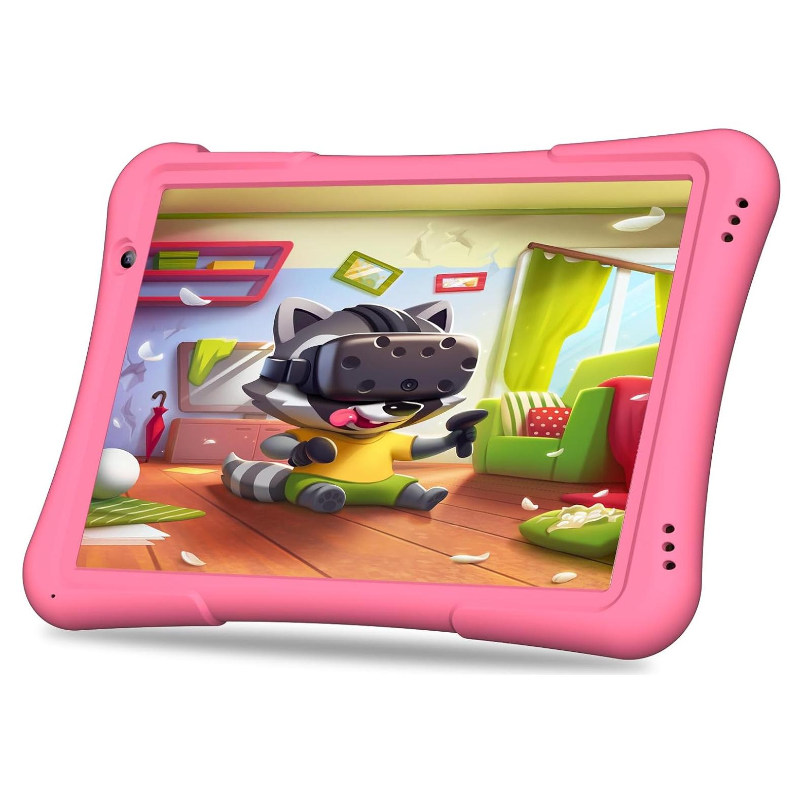 Tableta PRITOM TAB 10 para Niños 10" Android 12 Rosa