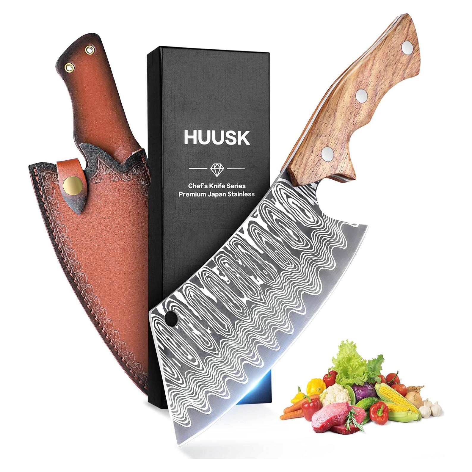 Cuchillo de Cocina Huusk Japón 18cm Acero Alto Carbono