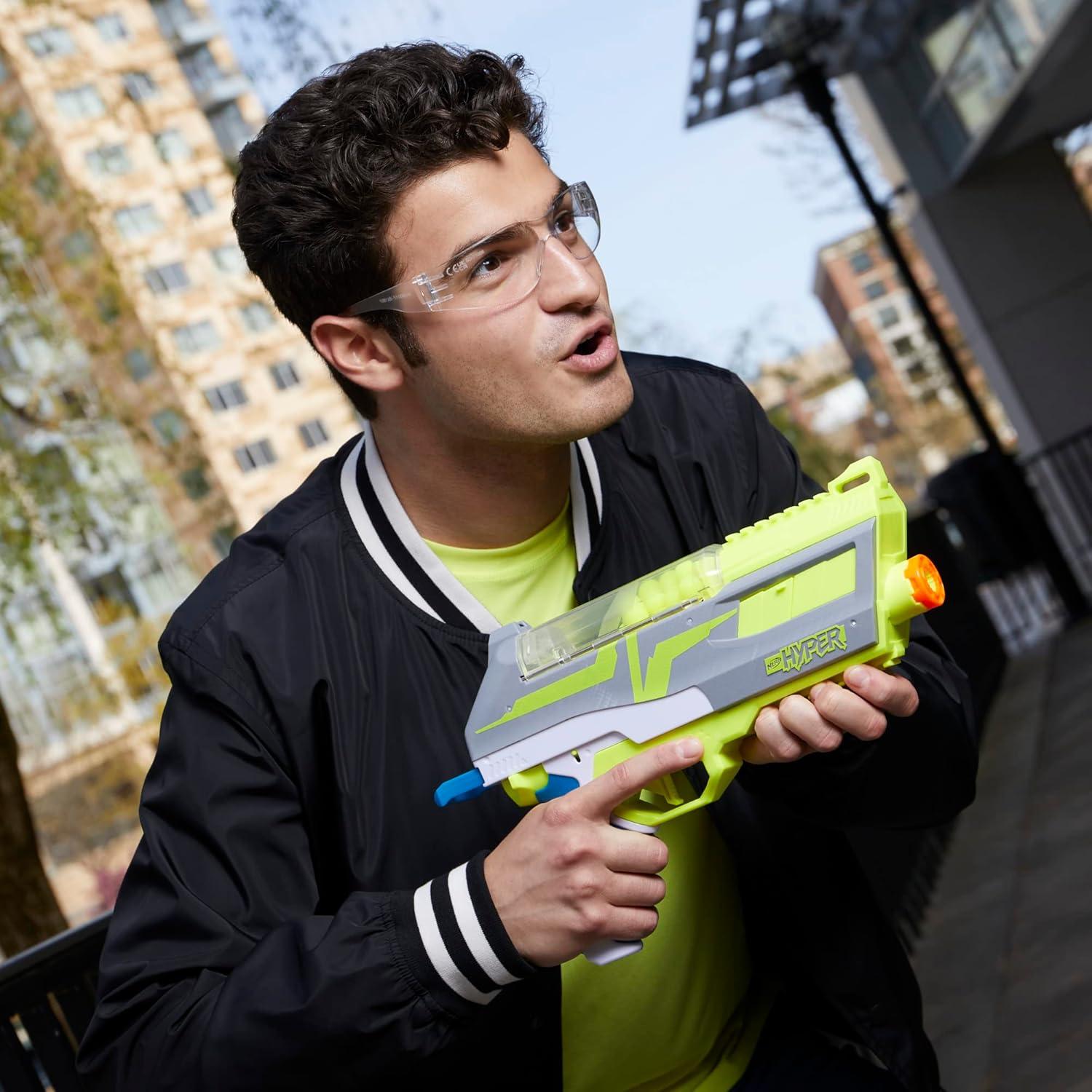 Blaster Nerf Hyper Impulse-40 con 30 Rondas y Gafas