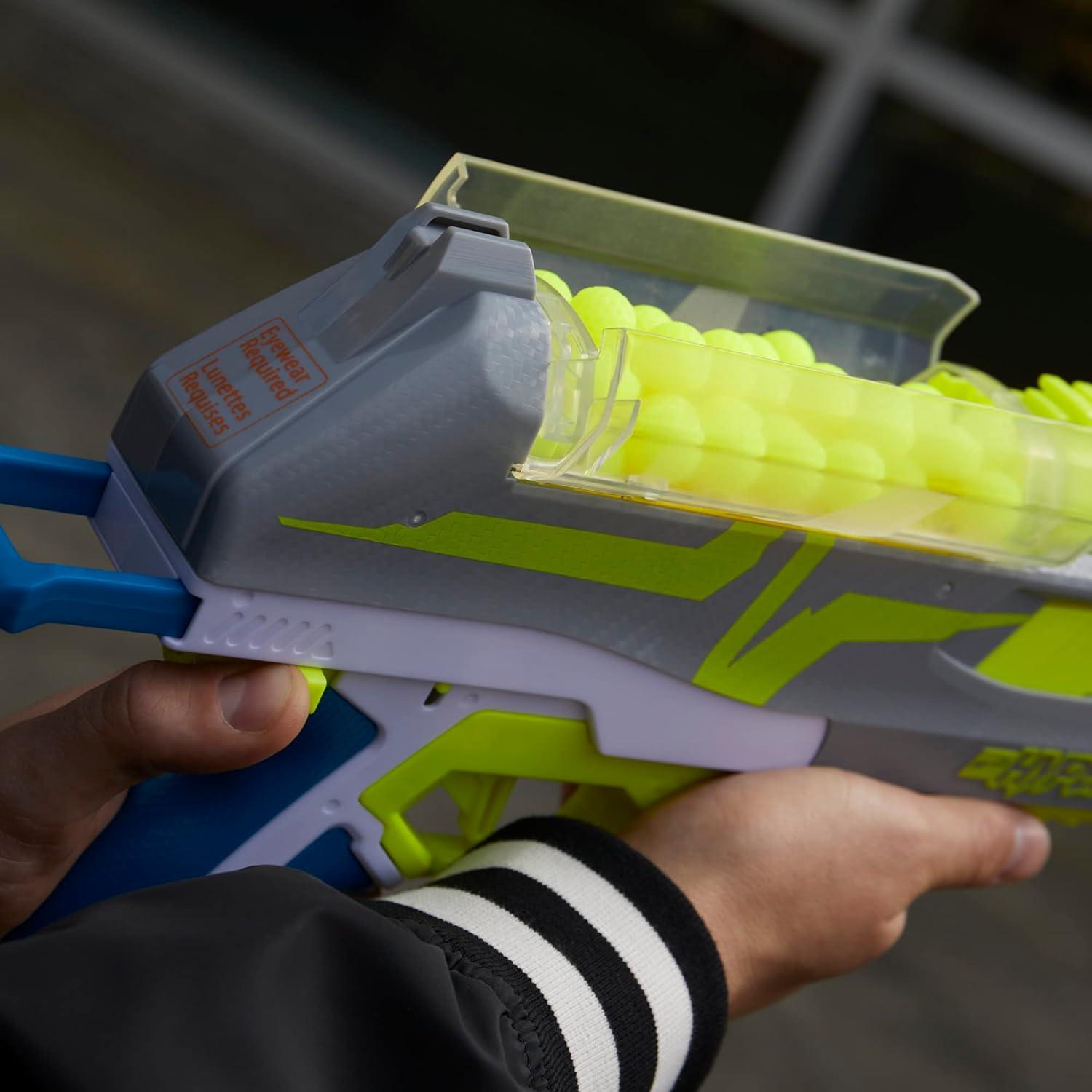 Blaster Nerf Hyper Impulse-40 con 30 Rondas y Gafas