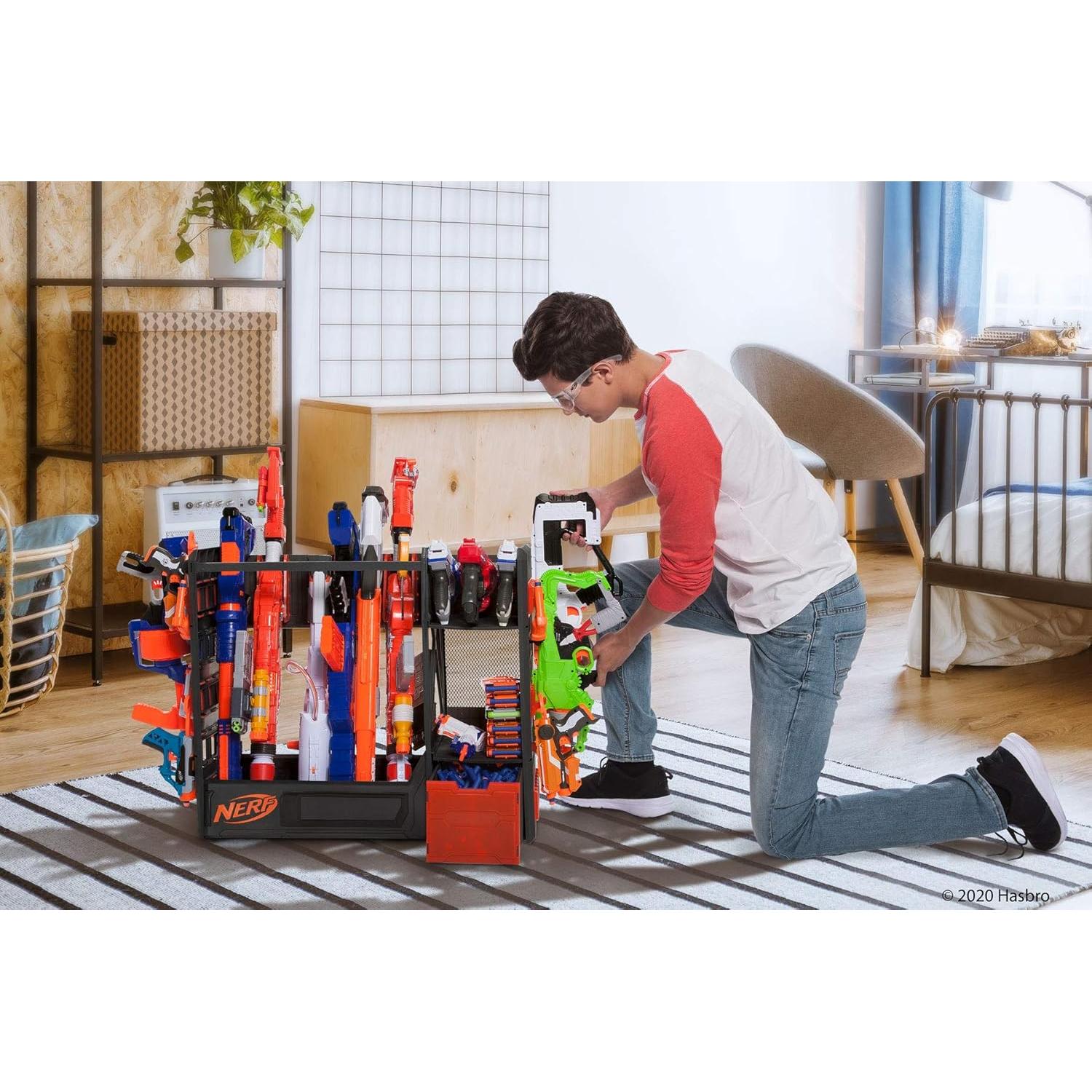 Soporte para Blasters Nerf Elite - Almacenamiento 20 Blasters