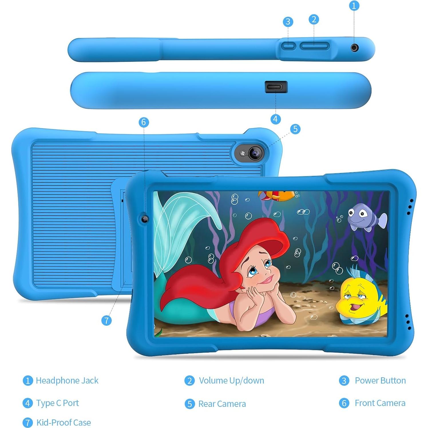 Tableta PRITOM TAB 10 para Niños 10.1" Android 12 32GB
