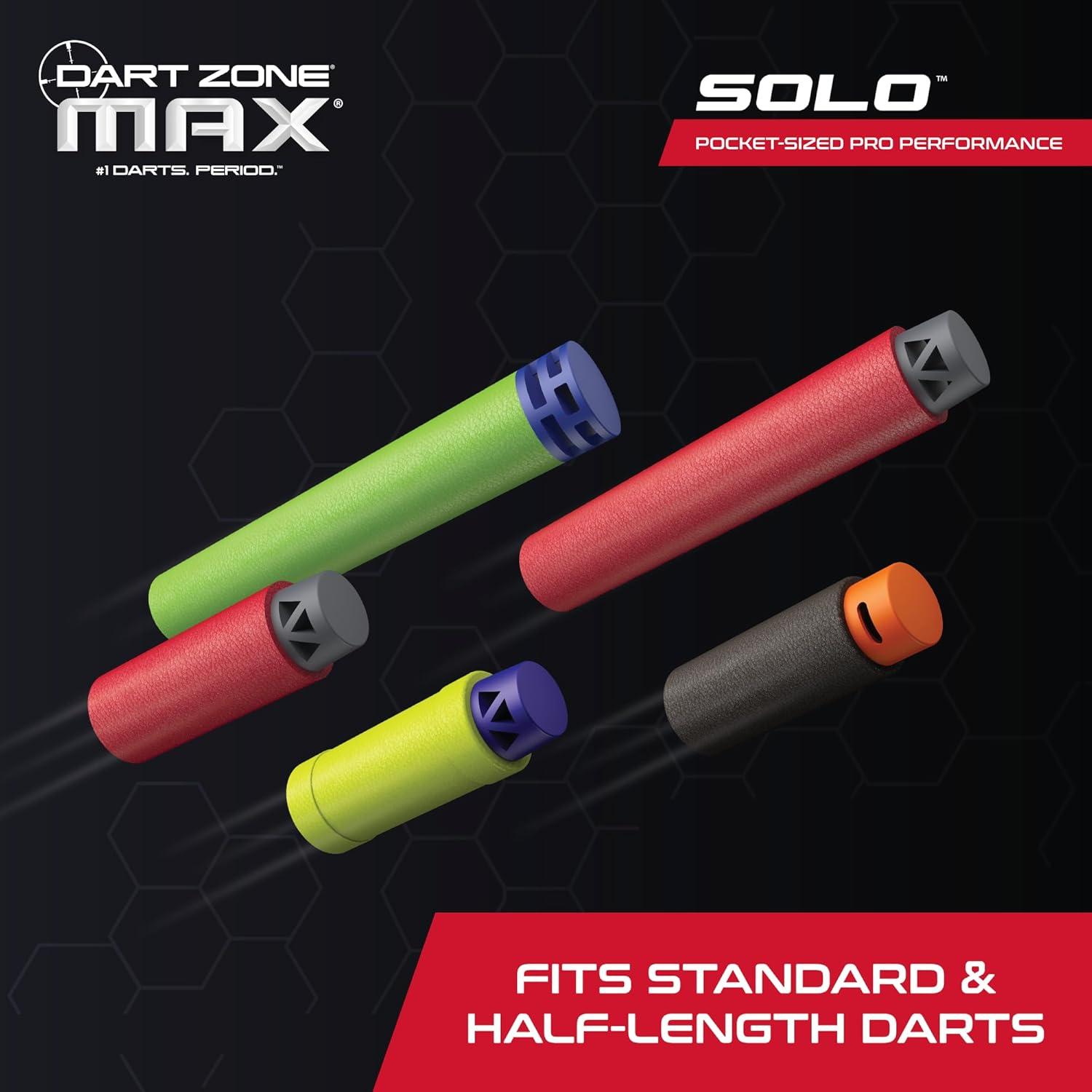 Dart Zone Max Solo Pro Blaster de Dardos de Espuma 10 Dardos