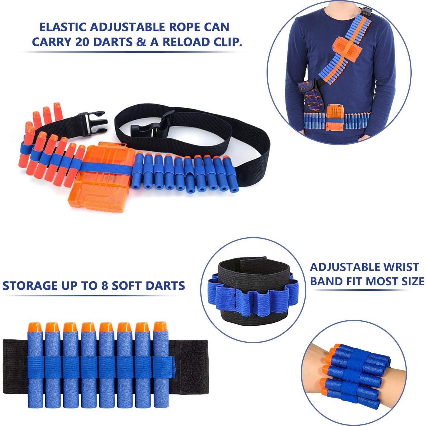 Kit Chaleco Táctico AILUKI para Niños con Dardos y Más