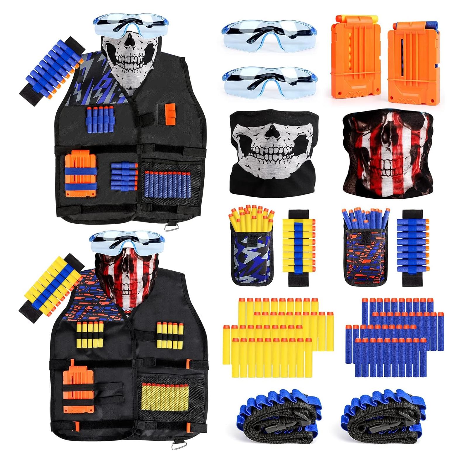 Chaleco Táctico Taiker para Nerf - 2 Paquetes con Accesorios