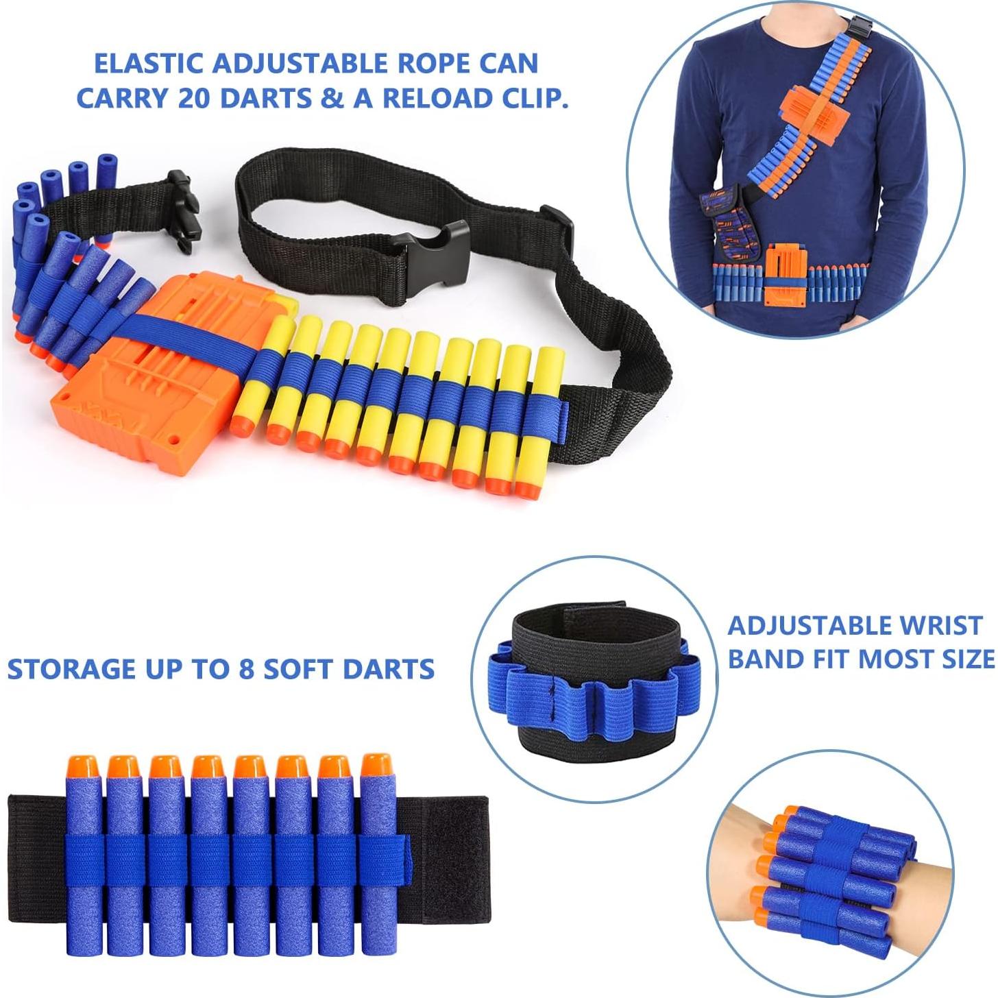 Chaleco Táctico Taiker para Nerf - 2 Paquetes con Accesorios