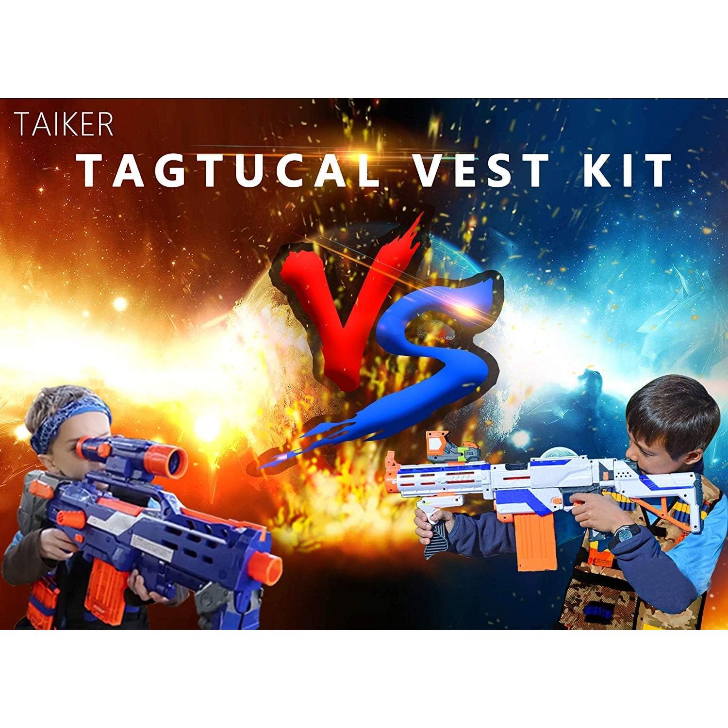Chaleco Táctico Taiker para Nerf - 2 Paquetes con Accesorios