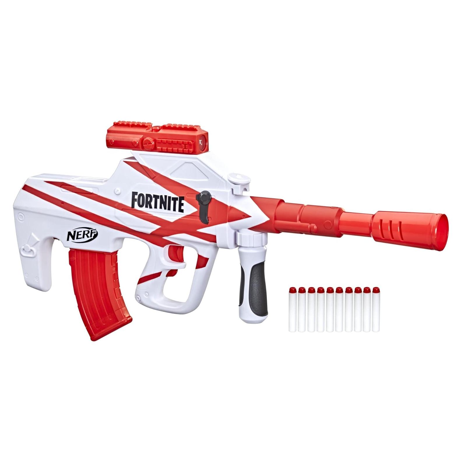 Lanzador Nerf Fortnite B-AR Motorizado 10 Dardos Hasbro