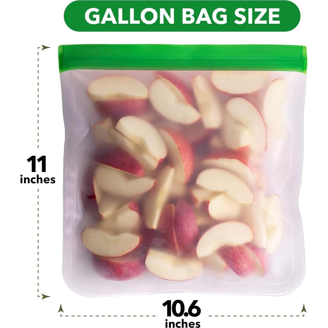 Bolsas Reutilizables para Congelador GREENZLA 8 Unidades 30.28L