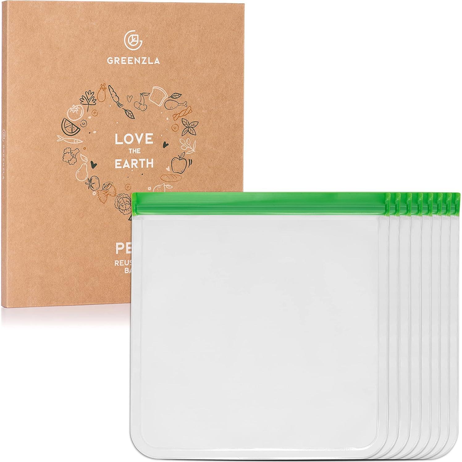 Bolsas Reutilizables para Congelador GREENZLA 8 Unidades 30.28L