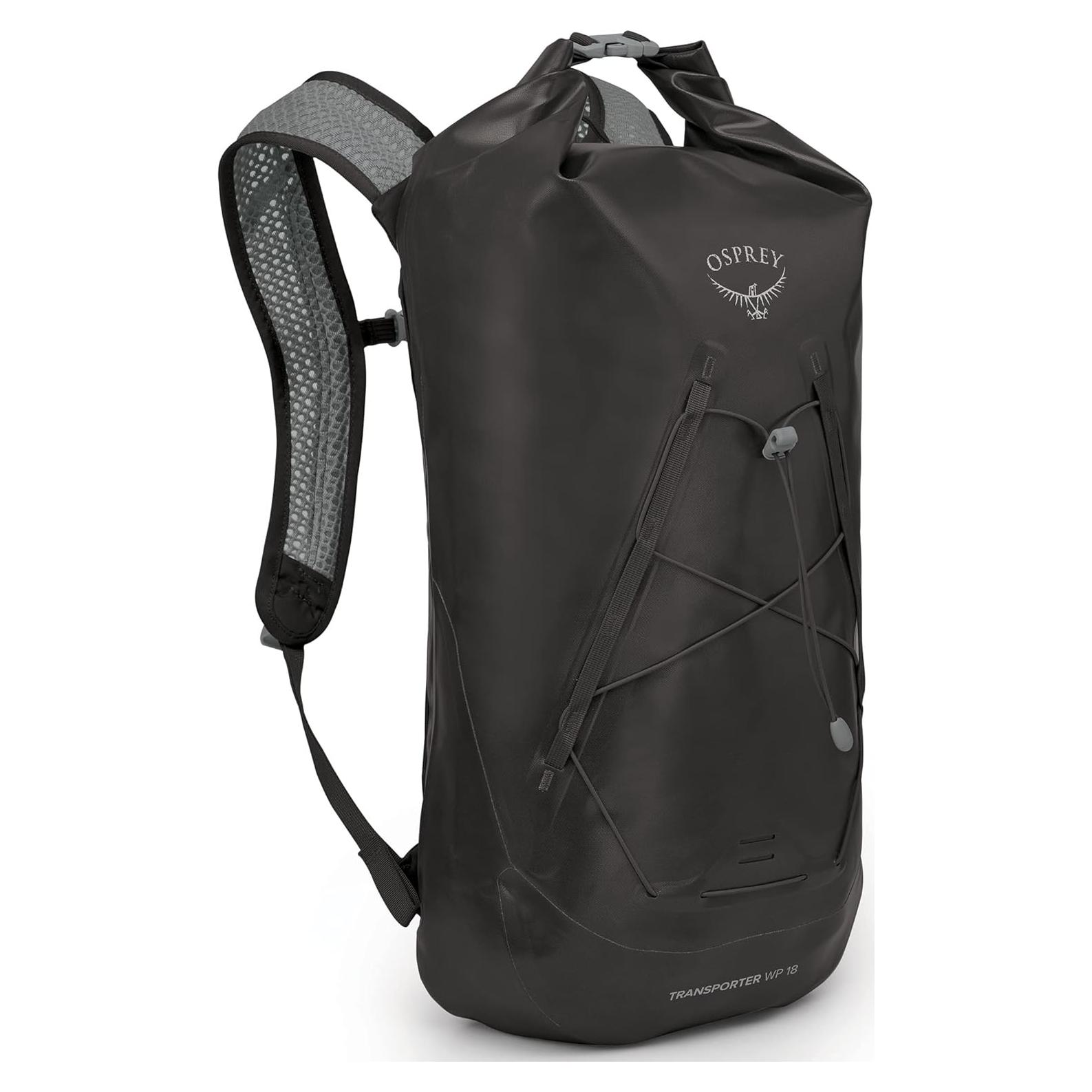 Mochila impermeable Osprey Transporter 18L negra para portátil