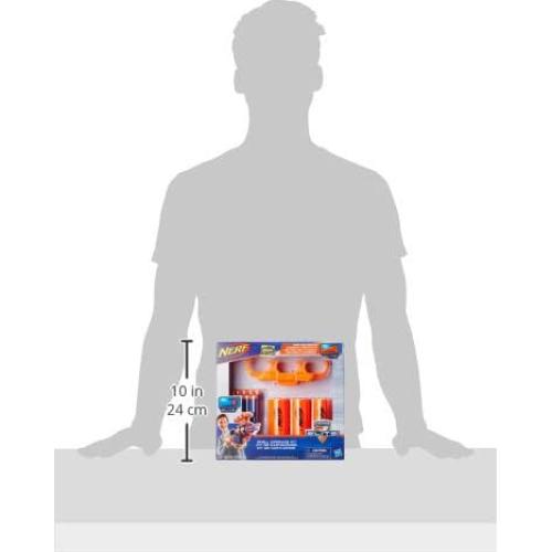 Kit Mejora Nerf: 3 Conchas, 9 Dardos Elite, Soporte
