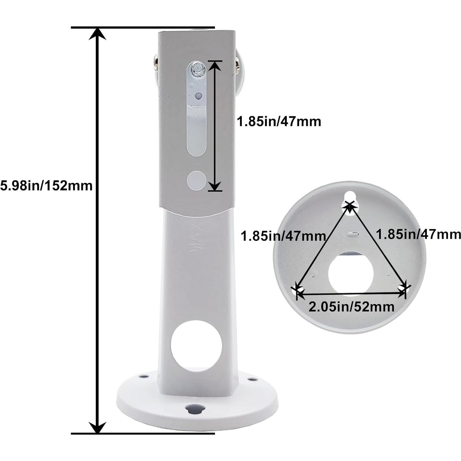 Soporte de Cámara de Seguridad para Proyector Mini NVRTTRR Blanco