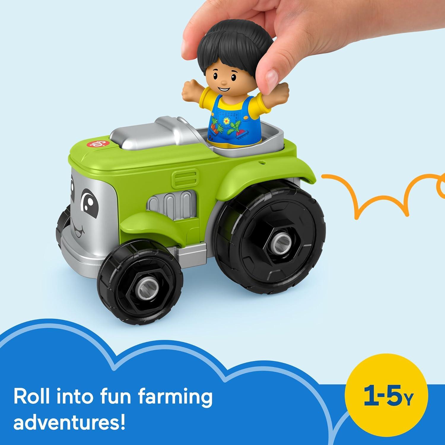 Tractor de Juguete Fisher-Price Little People con Figura