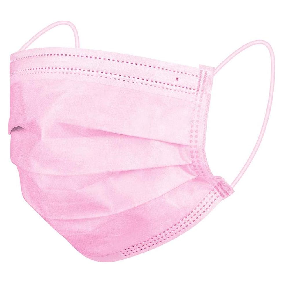 Mascarillas Desechables HoMedics Pequeñas 3 Capas Rosa 50 Unidades