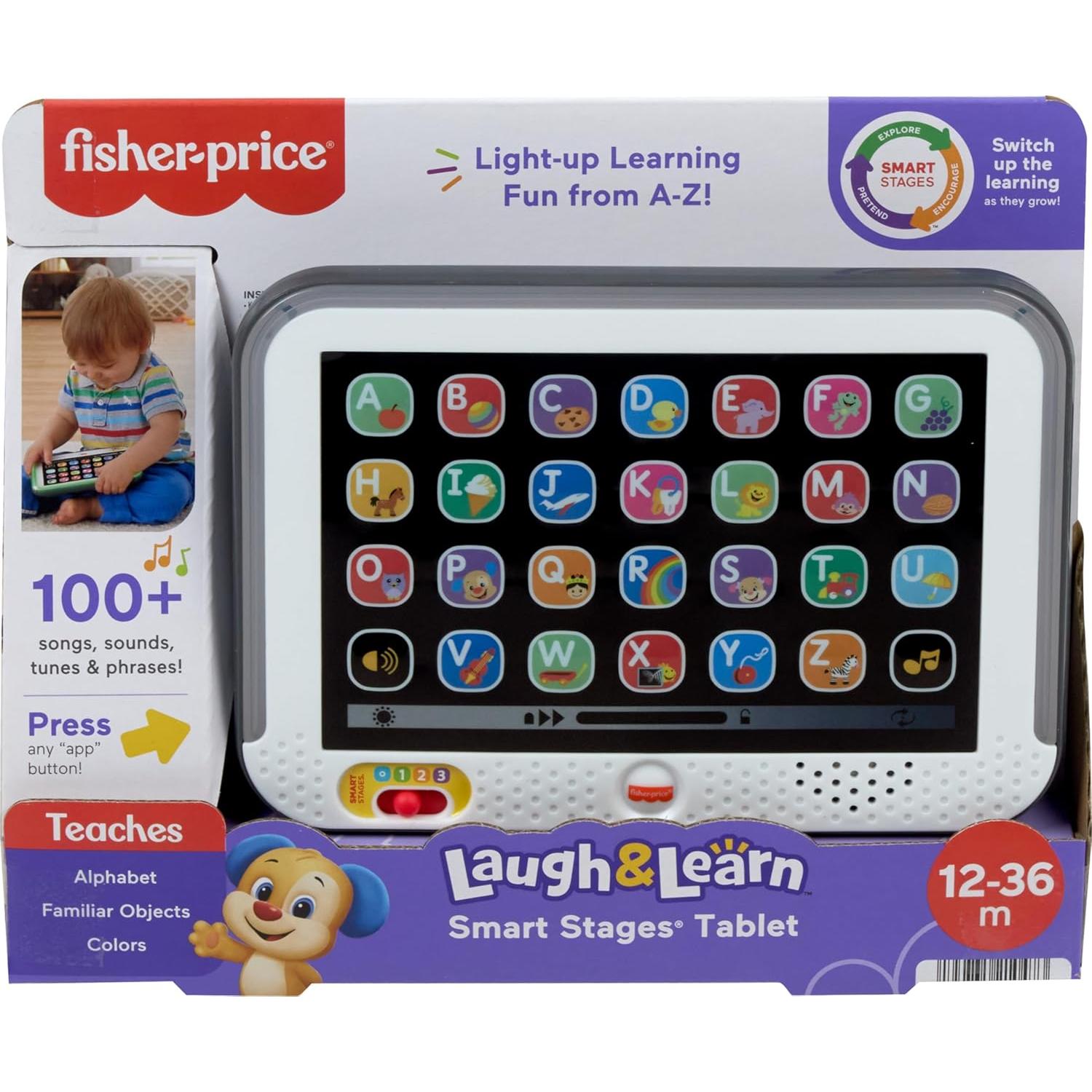 Tableta de Aprendizaje Fisher-Price Ríe y Aprende 12.7cm