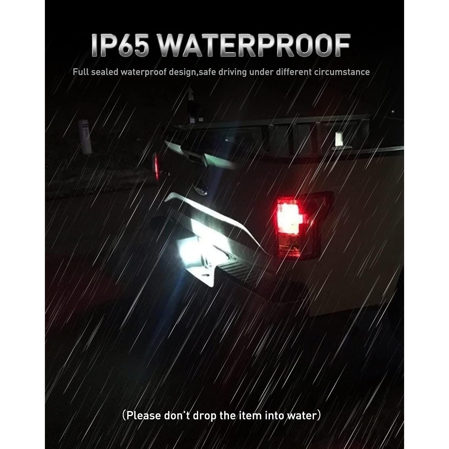 Luz de Placa LED LESAUCE 6000K para Chevy/GMC - Paquete de 2