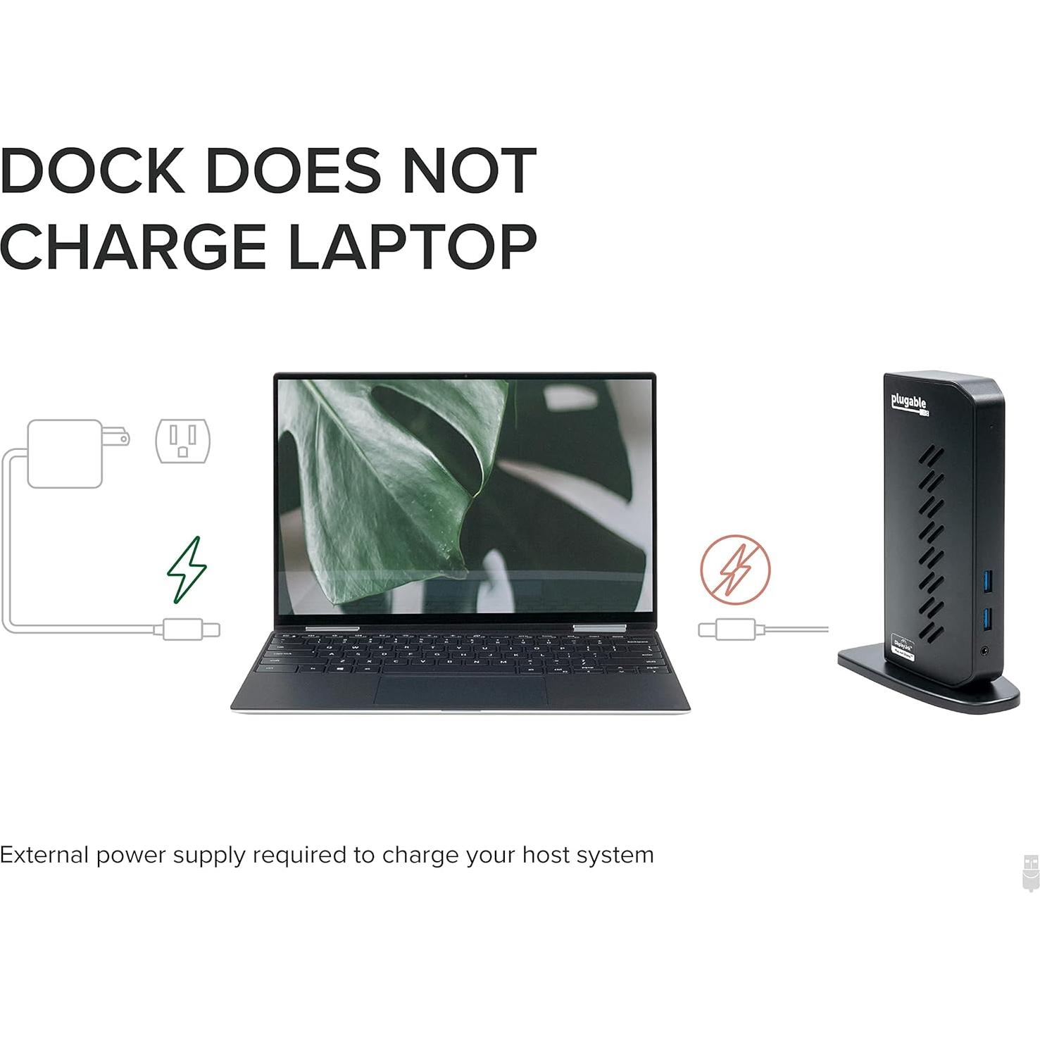 Estación de Acoplamiento Plugable UD-3900Z USB-C HDMI Dual