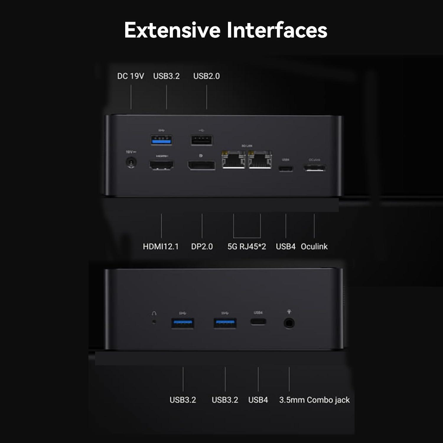 Mini PC AtomMan X7 Ti, Intel Core Ultra 9, 32GB RAM, 1TB SSD