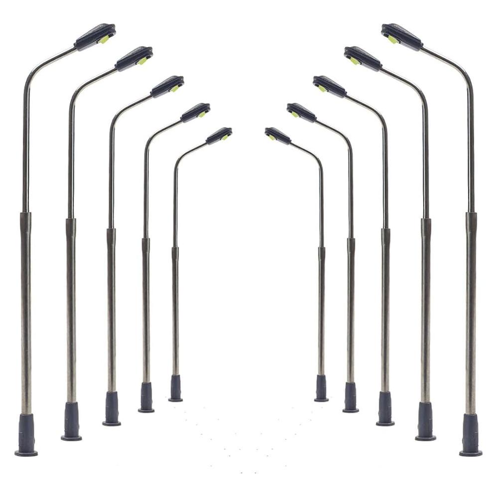 Poste de Luz LED Escala N Evemodel 10 Pcs 3V Blanco Cálido