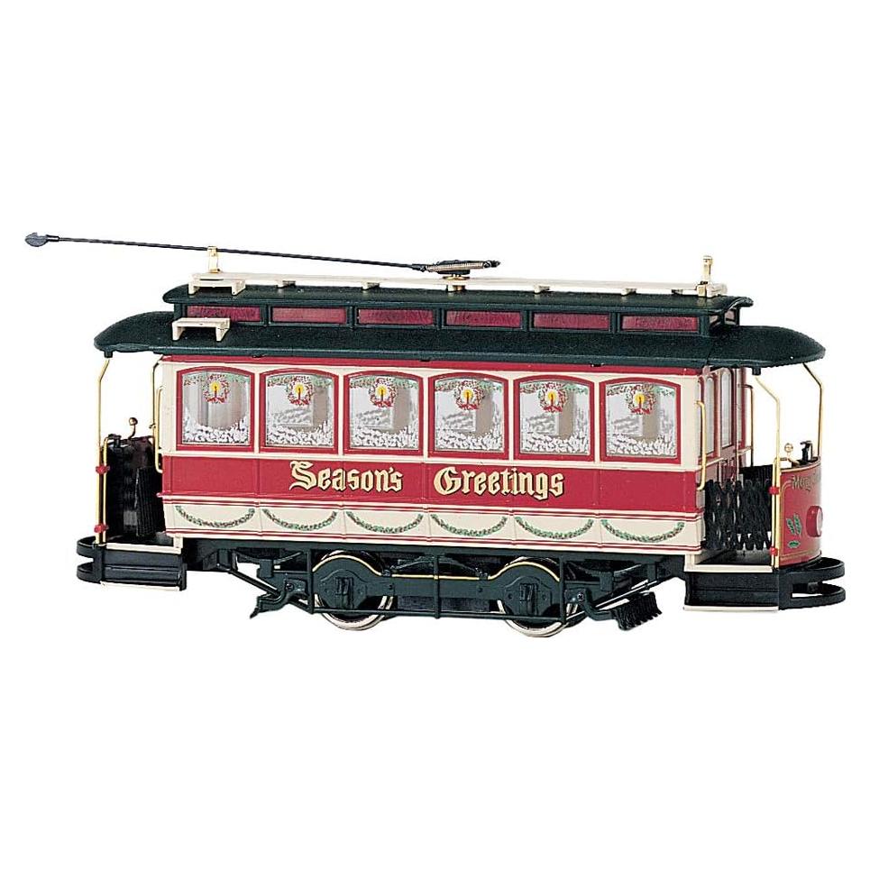 Tranvía Cerrado Navidad Bachmann Escala On30 Iluminado