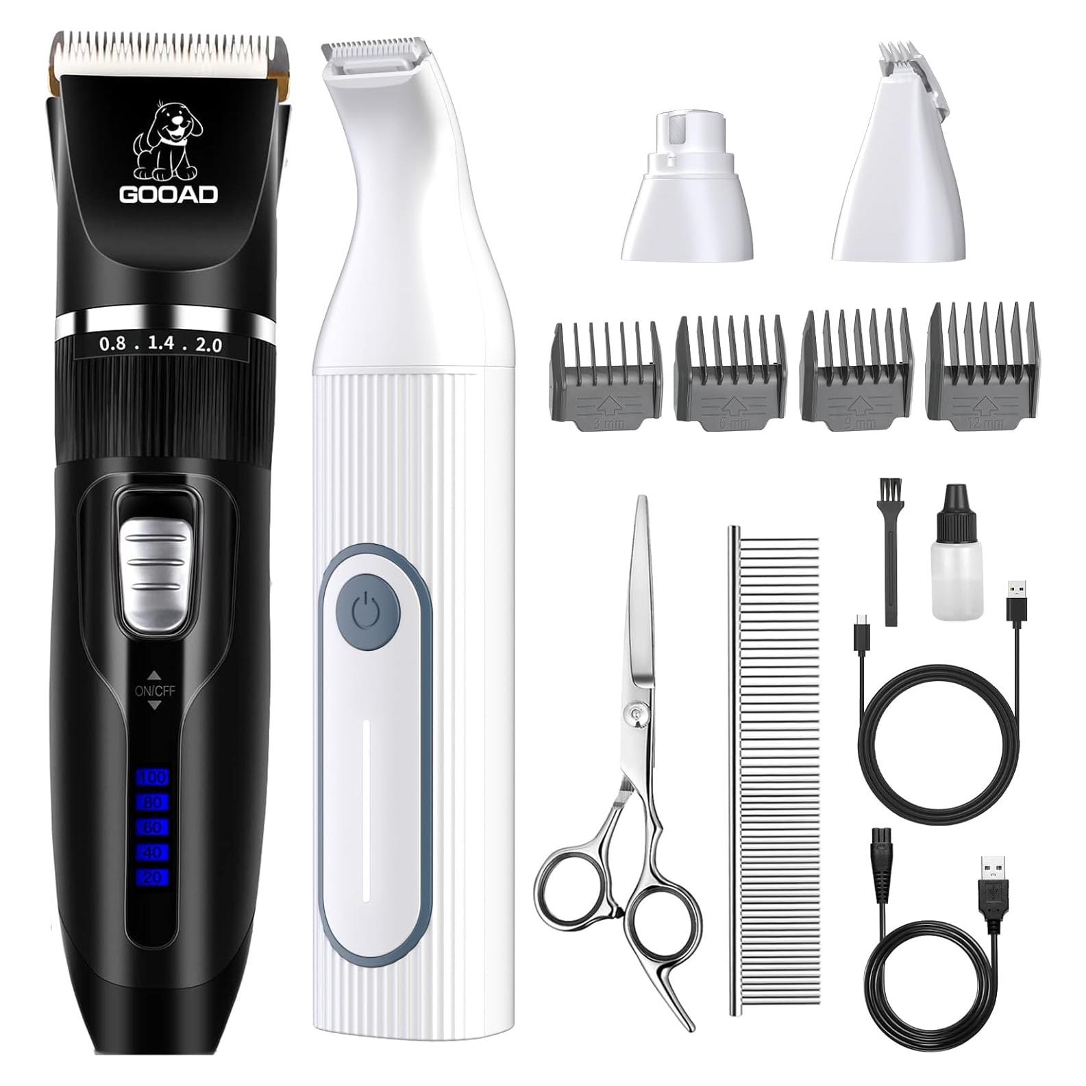 Kit de Cortapelos para Mascotas GOOAD - 4 en 1 Silencioso