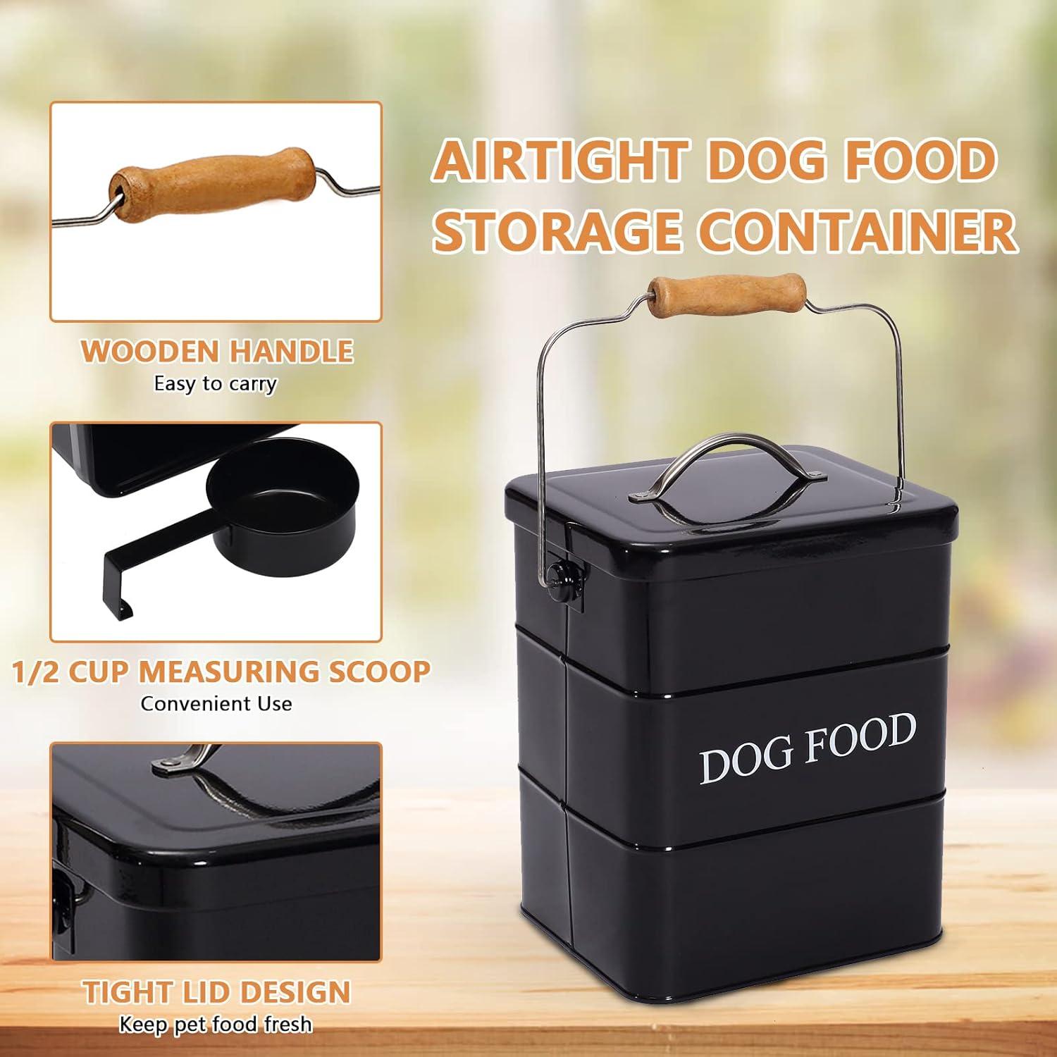 Lata de Almacenamiento de Comida para Perros Geyecete 5L