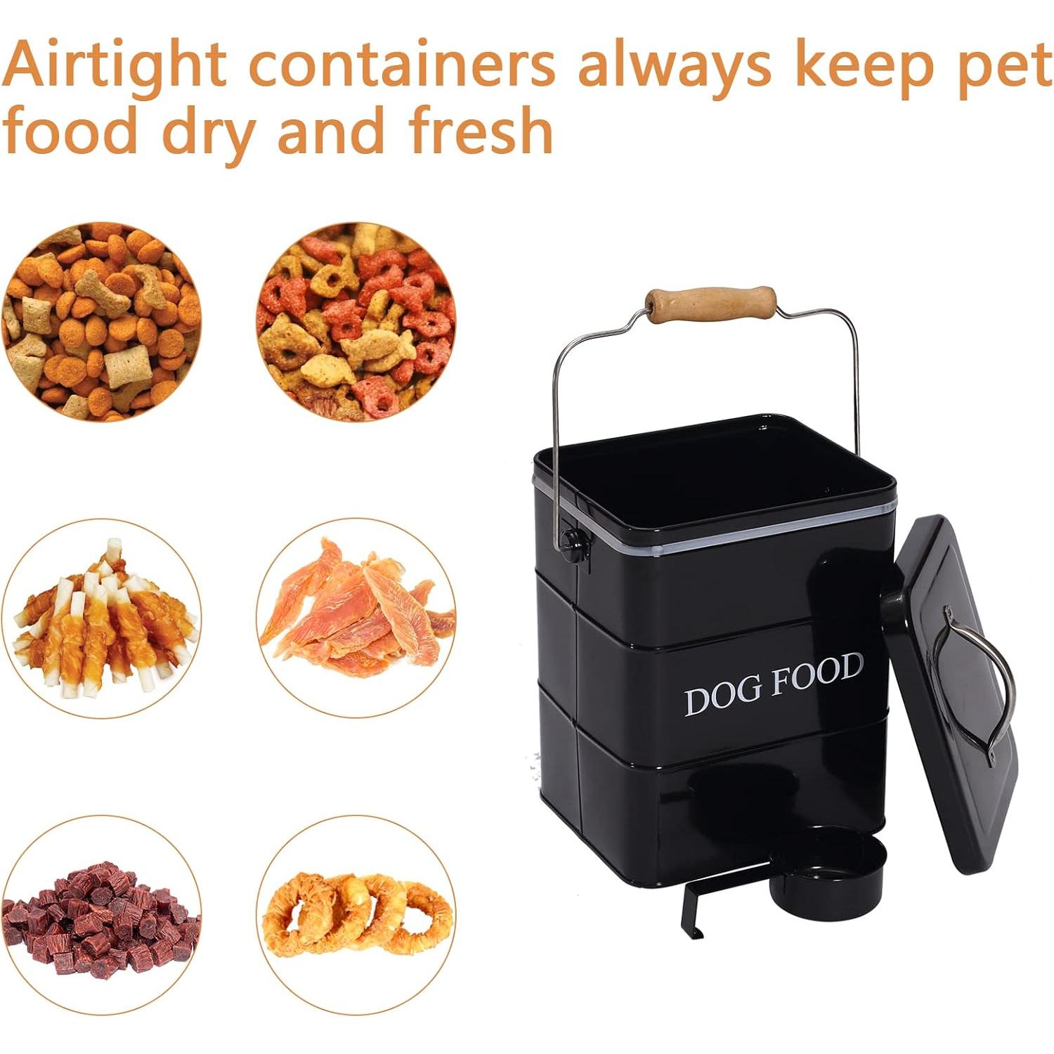 Lata de Almacenamiento de Comida para Perros Geyecete 5L