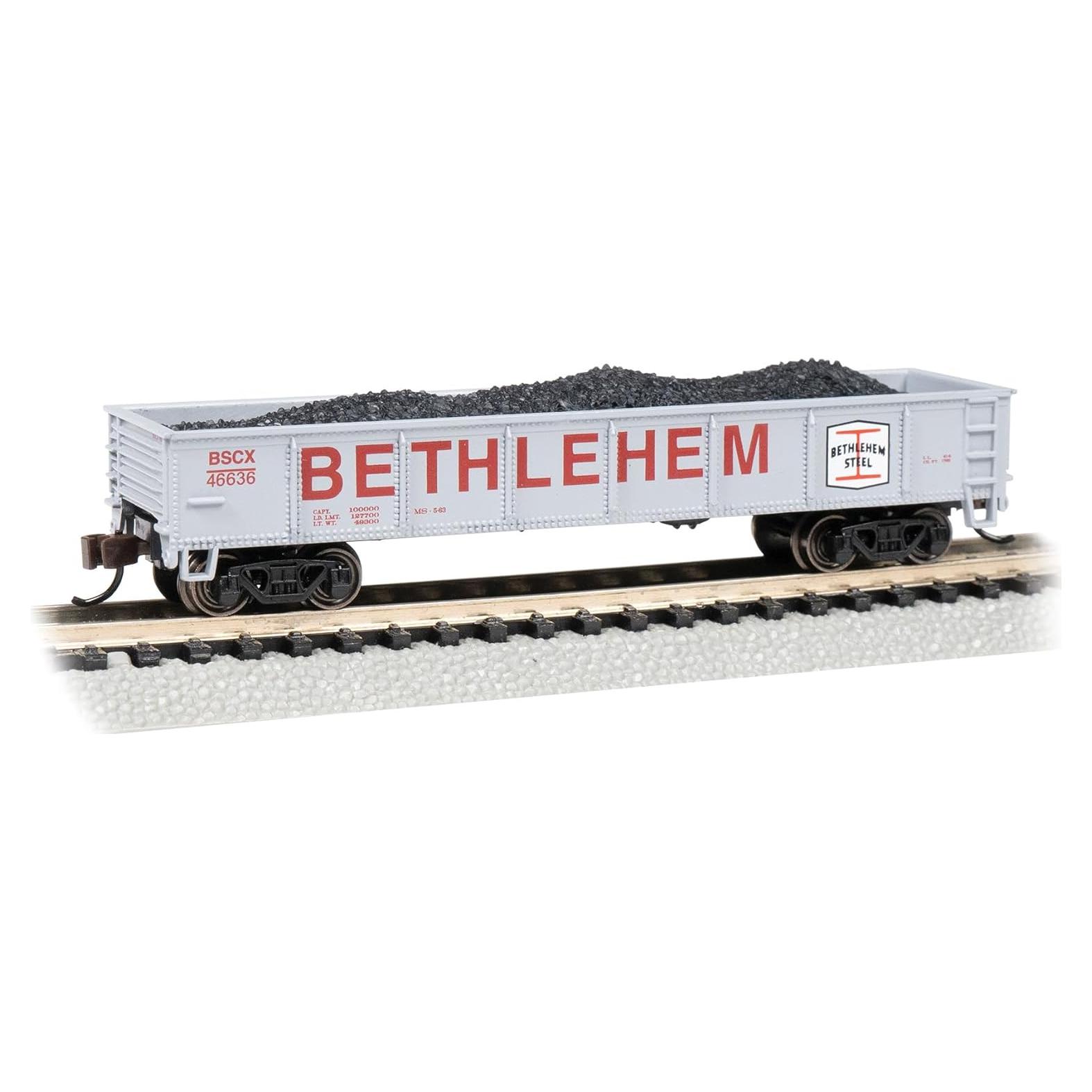 Góndola 40' Bachmann Bethlehem Steel #46636 Gris Escala N
