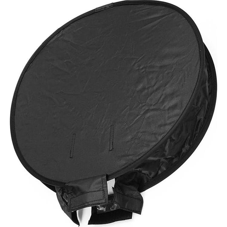 Difusor Softbox Redondo Reflex Camera 30cm Tela Negra+Blanca