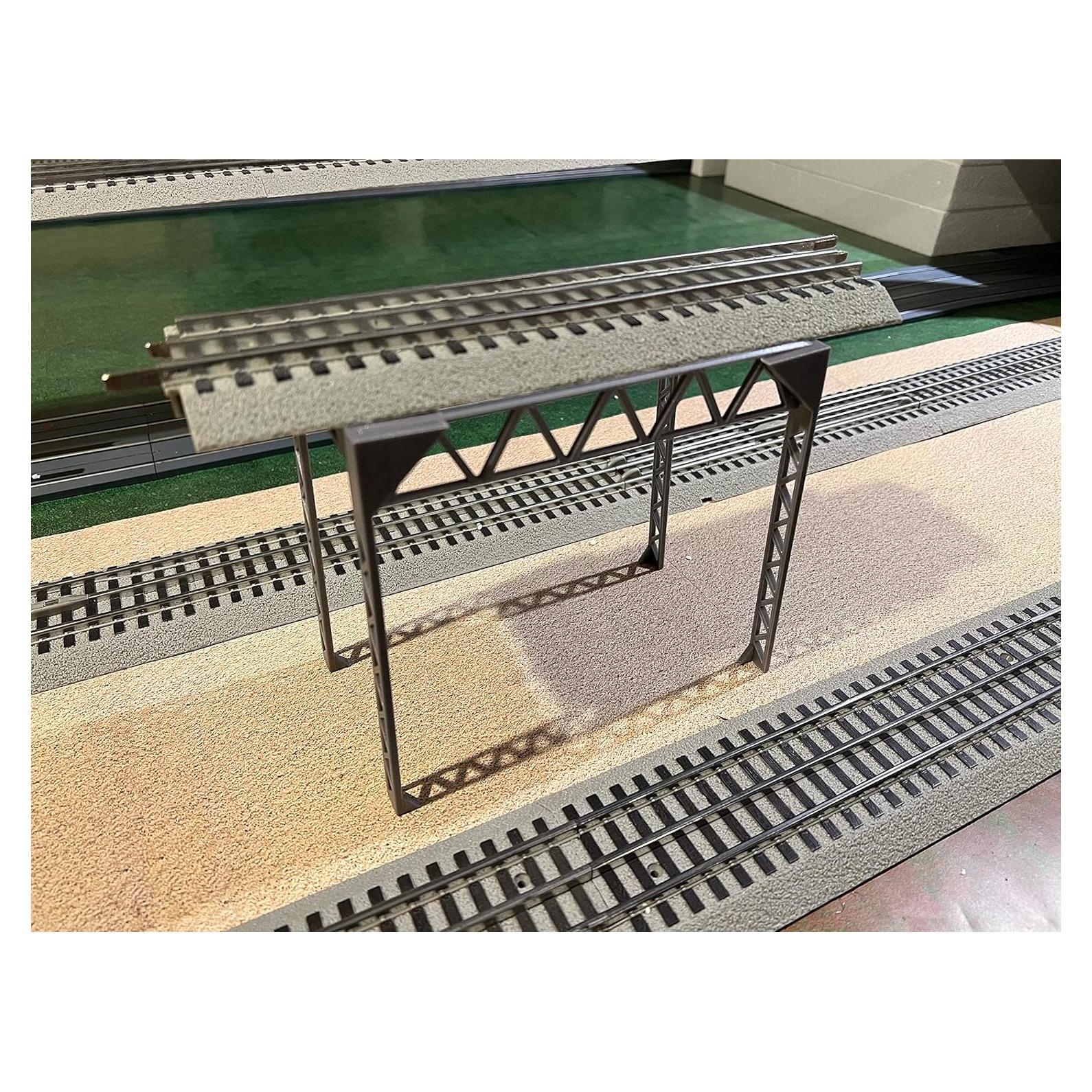 O Scale Narrow Open Side Trestle Platform for Elevated Train or Subway