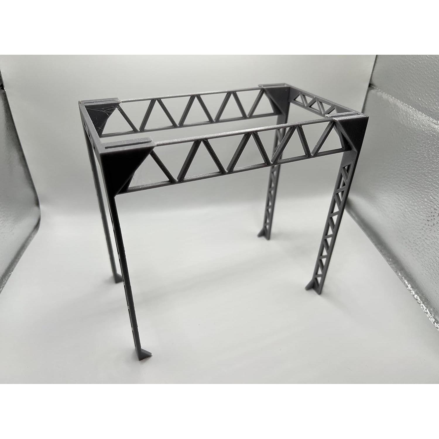O Scale Narrow Open Side Trestle Platform for Elevated Train or Subway