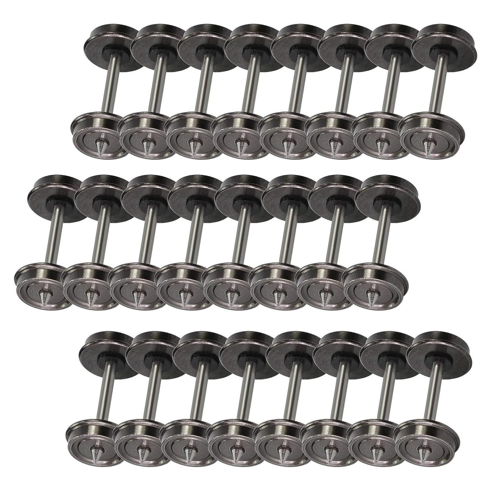 24 Ruedas de Metal Escala HO 1:87 Evemodel C8725