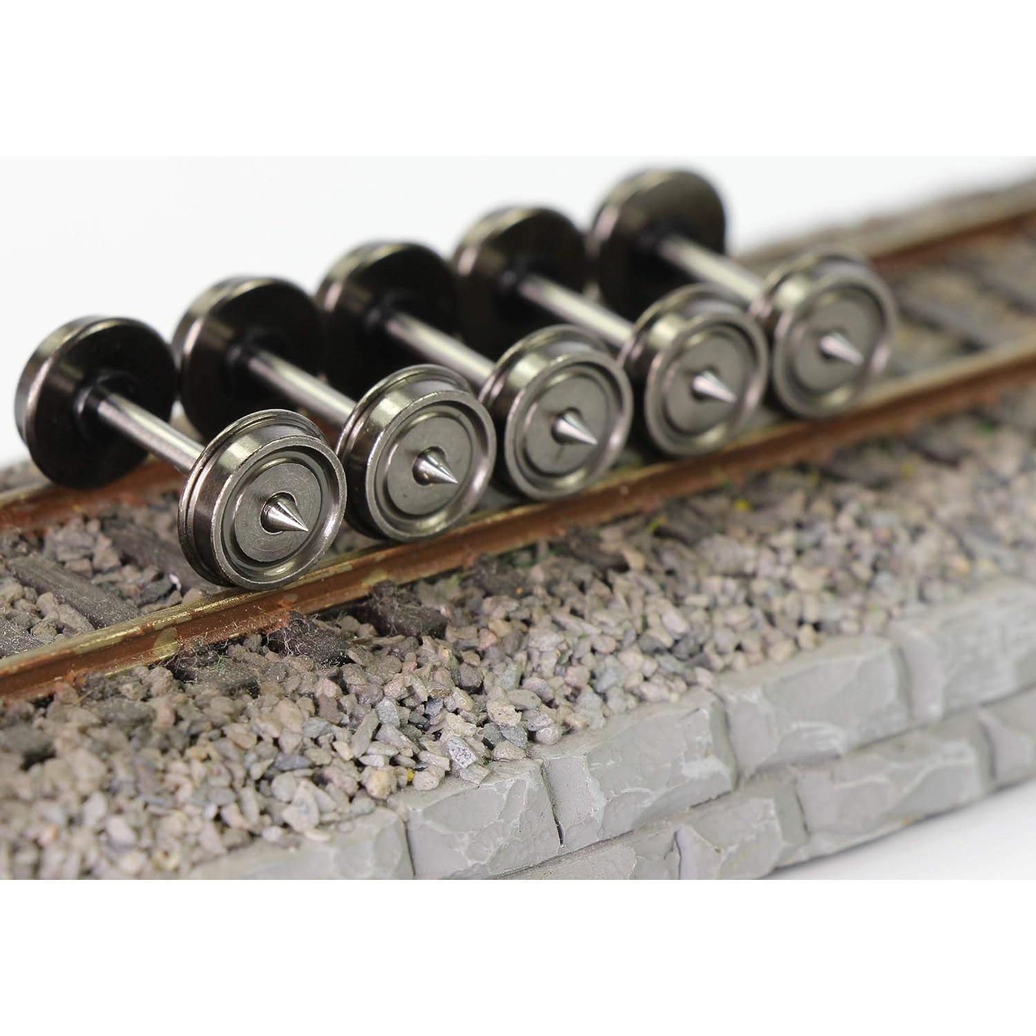 24 Ruedas de Metal Escala HO 1:87 Evemodel C8725