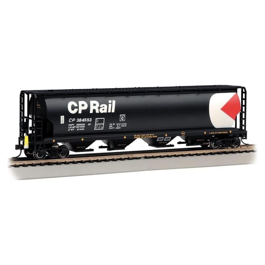 Vagón Hopper Cilíndrico Bachmann CP Rail HO con LED