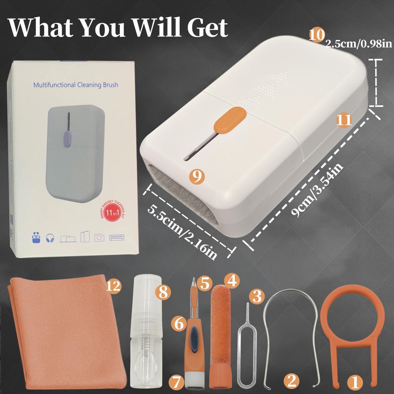 Kit de Limpieza Electrónica 12 en 1 Hatstart - Pantallas y Teclados