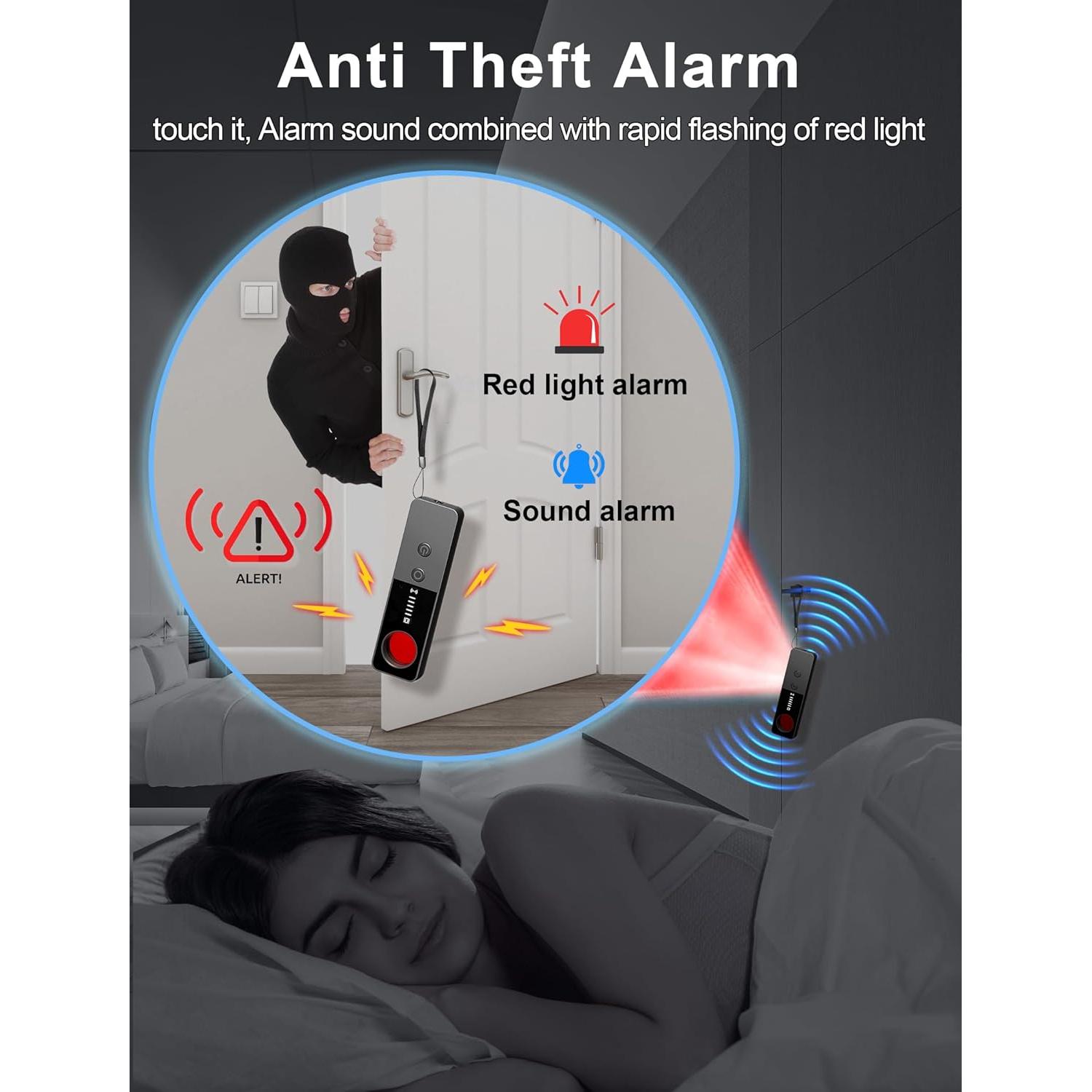 Detector de Cámaras Ocultas CountureMode G007 - Antirrobo y RF