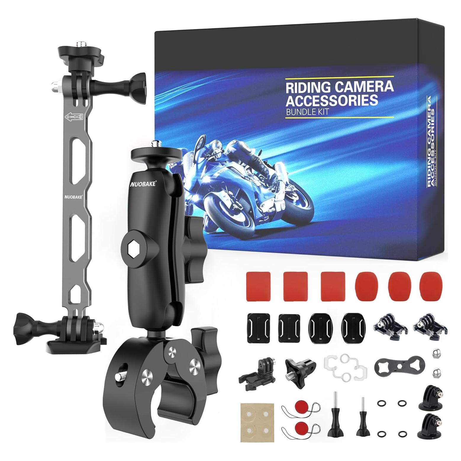 Kit de Montaje para Motocicleta 42 en 1 NUOBAKE para Cámaras